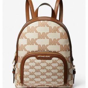 Jaycee Medium Logo Jacquard Backpack